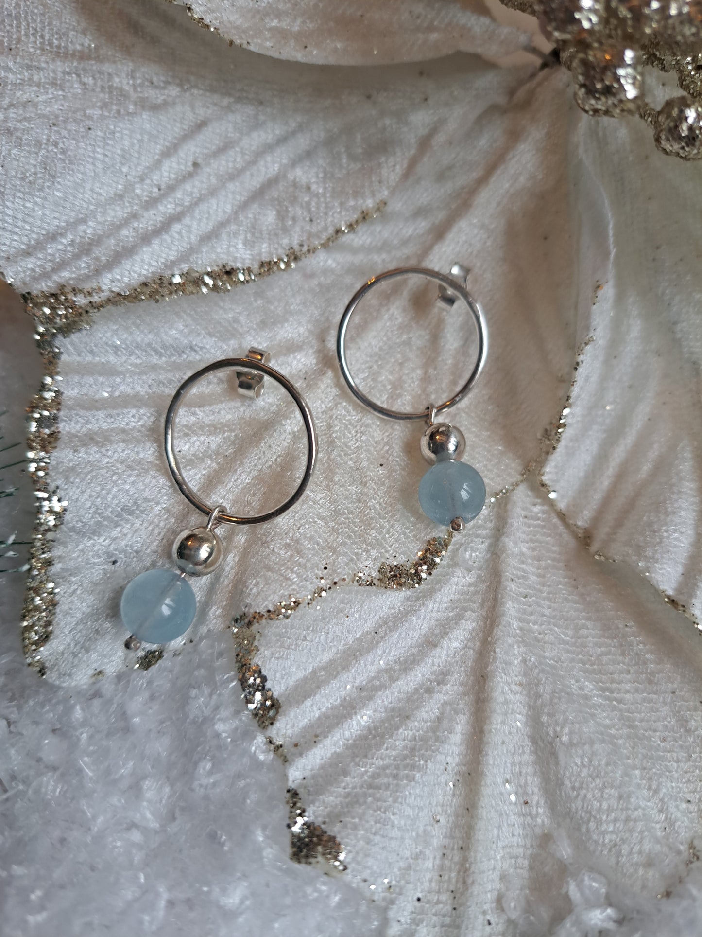 Boucles d'oreilles - Aigue Marine