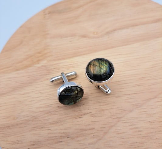 Boutons de manchette - Labradorites