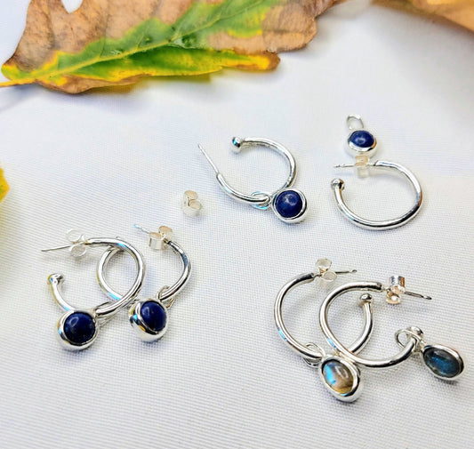 Boucles d'oreilles Hoops - avec ou sans charms